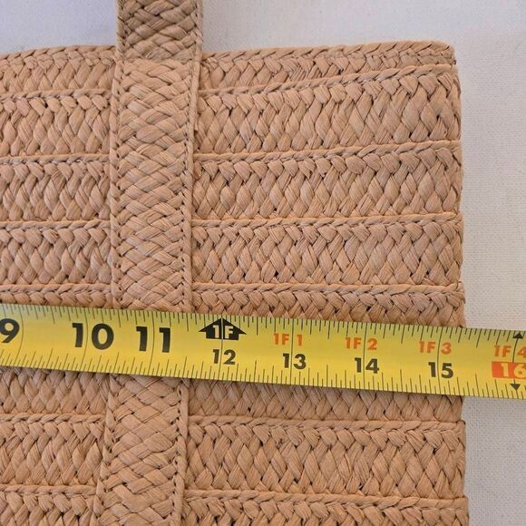 Draper James Womens Casual Straw Tote Bag - Picture 7 of 13